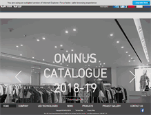 Tablet Screenshot of ominuslighting.com